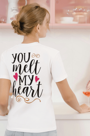 Colectia Tricouri cu mesaje - Tricou din bumbac organic personalizat cu imagini print tematica la moda