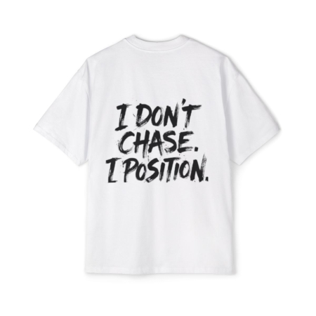Tricouri unisex - Tricou oversized  din bumbac organic I don't chase