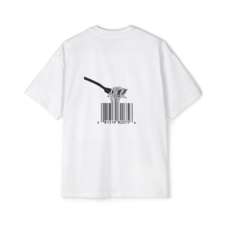 Tricouri unisex - Tricou oversized  din bumbac organic Pasta