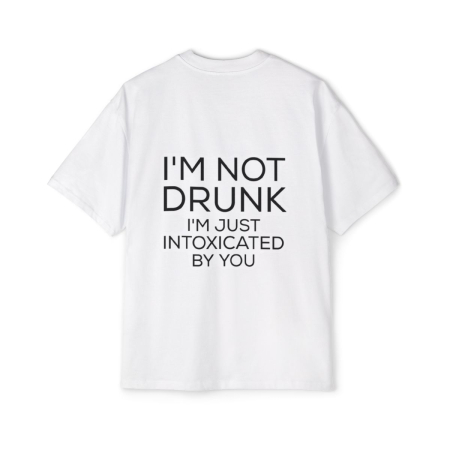 Tricouri pentru femei - Tricou oversized  din bumbac organic  Are you drunk?