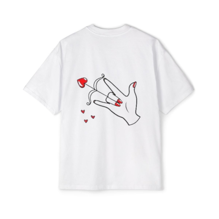 Tricouri pentru femei - Tricou oversized din bumbac organic  Connected to him