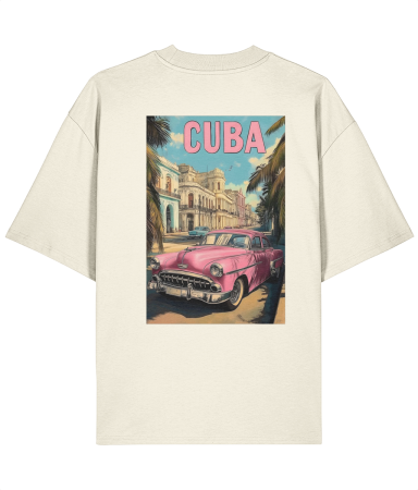 Tricouri unisex - Tricou oversized  din bumbac organic Cuba