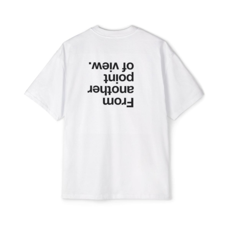 Tricouri unisex - Tricou oversized  din bumbac organic From another point of view