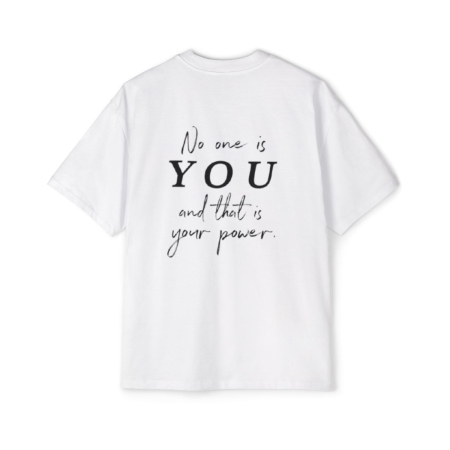 Tricouri unisex - Tricou oversized  din bumbac organic No one is you