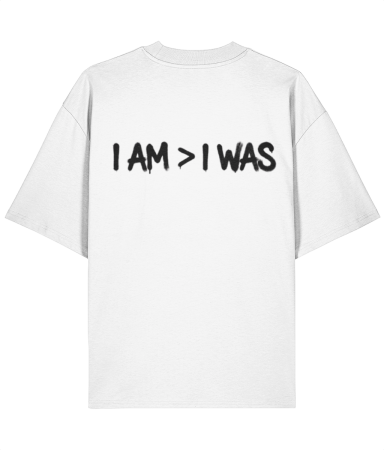 Colectia Words - Tricou oversized  din bumbac organic I am