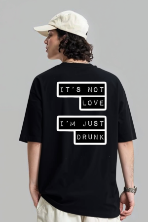 BESTSELLERS - Tricou unisex din bumbac  100%   I  am just drunk