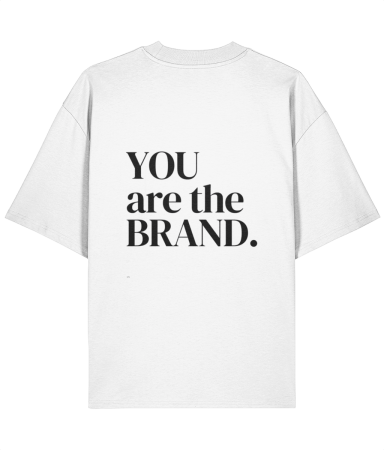 Colectia Trendy - Tricou oversized  din bumbac organic You are the brand
