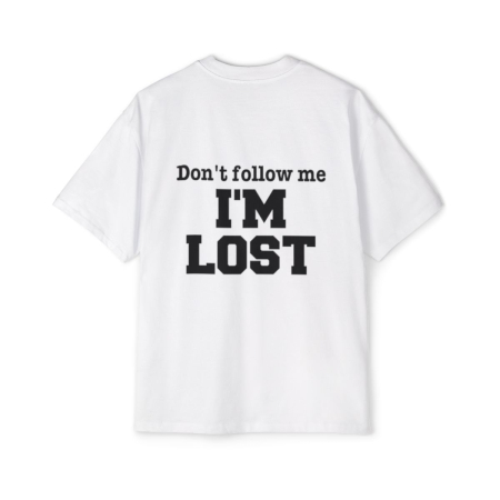 Colectia Fashionista - Tricou oversized  din bumbac organic Lost