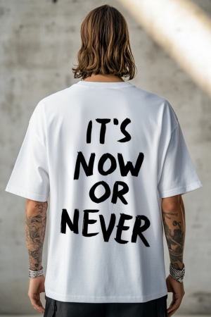 TRICOURI UNISEX - Tricou unisex din bumbac 100% It's now or never