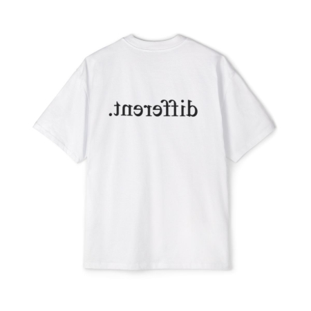 Tricouri pentru barbati - Tricou oversized  din bumbac organic Different