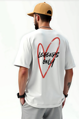TRICOURI UNISEX - Tricou oversized  din bumbac 100% Legends Only