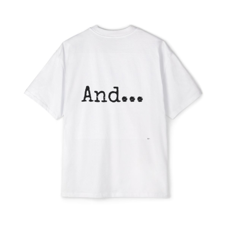 Tricouri unisex - Tricou oversized  din bumbac organic And...