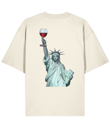 Tricouri pentru barbati - Tricou oversized din bumbac organic  Liberty