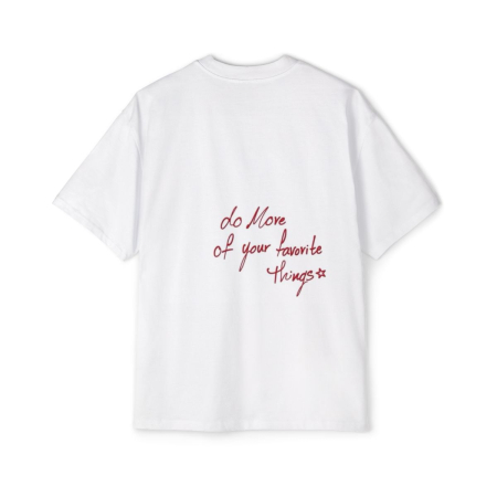 Tricouri unisex - Tricou oversized  din bumbac organic Do more of your favouriye things