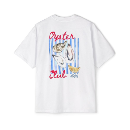 Tricouri unisex - Tricou oversized  din bumbac organic Oyster Club