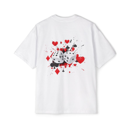 Colectia Love - Tricou oversized din bumbac organic  My lucky love