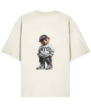 Tricouri pentru barbati - Tricou oversized din bumbac organic NYC