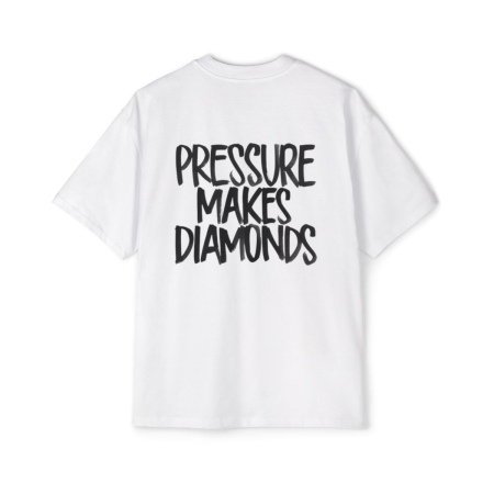 Tricouri pentru barbati - Tricou oversized  din bumbac organic Pressure make diamonds