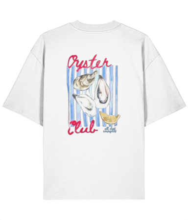 Colectia Words - Tricou oversized  din bumbac organic Oyster Club
