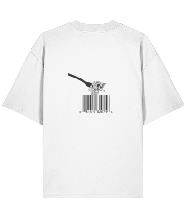 Colectia Words - Tricou oversized  din bumbac organic Pasta