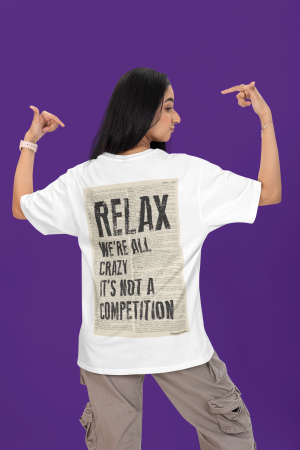 Colectia Fashion Icon - Tricou oversized  din bumbac organic Relax