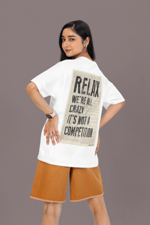TRICOURI UNISEX - Tricou oversized  din bumbac 100% Relax