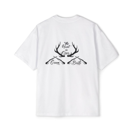 Tricouri pentru femei - Tricou  oversized din bumbac organic   The hunt is over