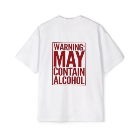 Colectia Trendy - Tricou oversized din bumbac organic  Warning may