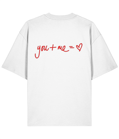 Colectia Words - Tricou oversized din bumbac organic  You and me