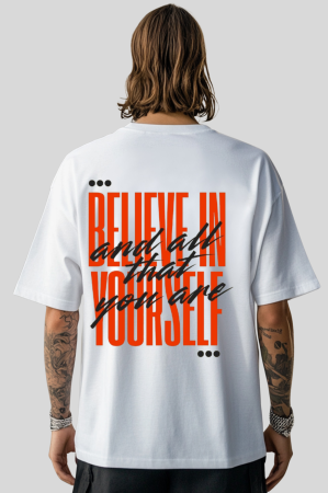 Tricouri unisex - Tricou Unisex Din Bumbac 100% Believe in yourself