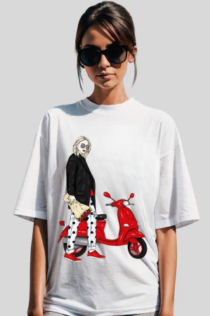 Colectia Fashion Icon - Tricou unisex din bumbac 100% Blanca