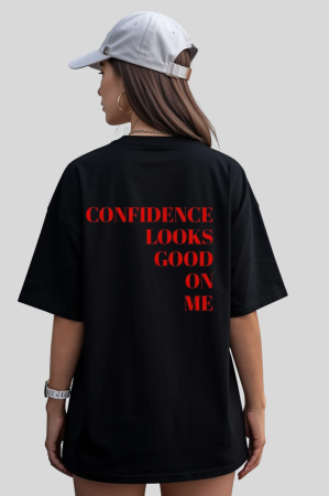 Colectia Trendy - Tricou unisex din bumbac 100% Confidence looks good on me