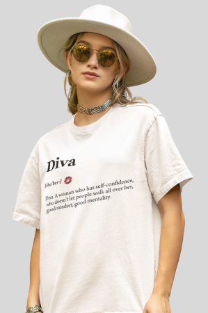 Tricouri unisex - Tricou Unisex Din Bumbac 100% Diva