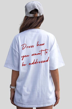 Tricouri unisex - Tricou Unisex Din Bumbac 100% Dress how you want to addressed