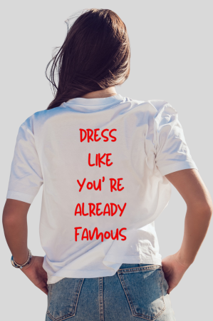 Colectia Trendy - Tricou unisex  din bumbac 100% Famous