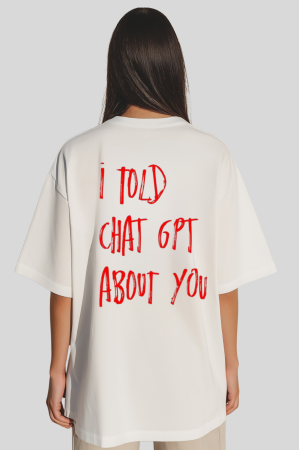 Bestsellers - Tricou Unisex  Din Bumbac 100% I told Chat GPT