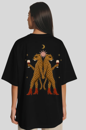 Colectia Trendy - Tricou  Unisex Din Bumbac 100% Leopard party
