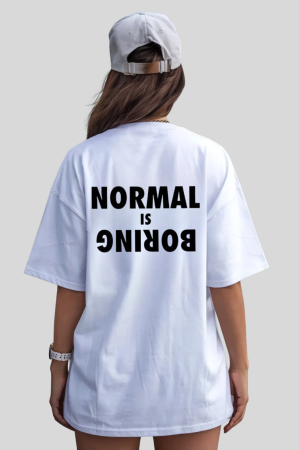 Tricouri unisex - Tricou unisex din bumbac 100% Normal is boring
