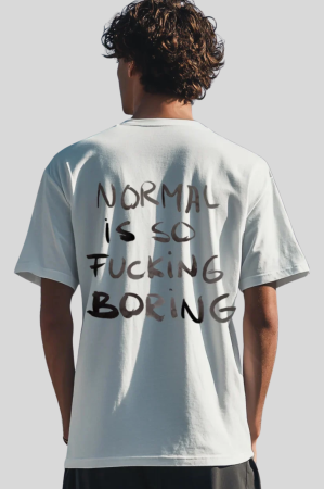 Tricouri unisex - Tricou unisex   din bumbac 100% Normal is very boring