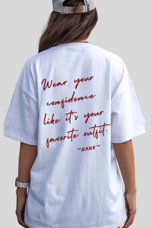 Colectia Trendy - Tricou  unisex  din bumbac 100%  Wear your confidence