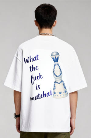 TRICOURI UNISEX - Tricou Unisex  Din Bumbac 100% What the fuck is matcha