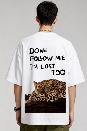 Tricouri unisex - Tricou Unisex Din Bumbac 100% Don't follow me