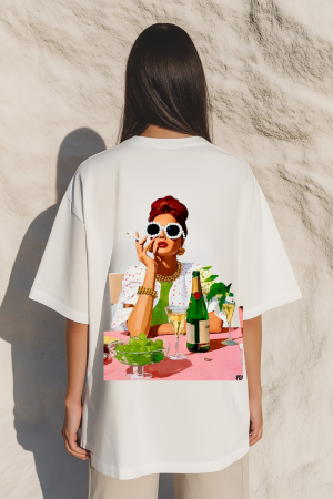 Tricouri pentru barbati - Tricou Unisex Relaxed Din Bumbac Organic Lady