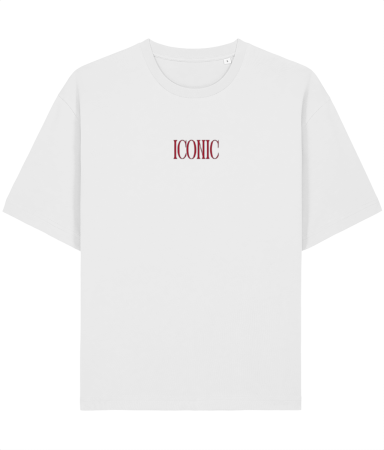 Tricouri pentru barbati - Tricou Unisex Relaxed Din Bumbac Organic Iconic
