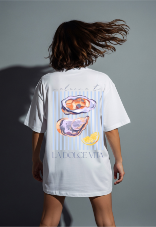 TRICOURI UNISEX - Tricou Unisex Din Bumbac 100% La dolce Vita