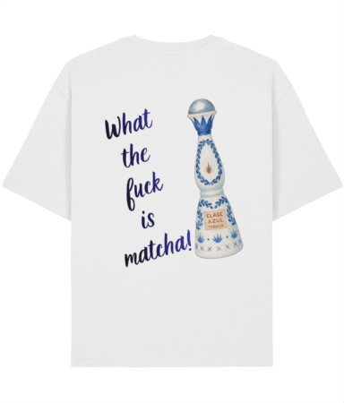 Tricouri unisex - Tricou Unisex Relaxed Din Bumbac Organic What the fuck is matcha