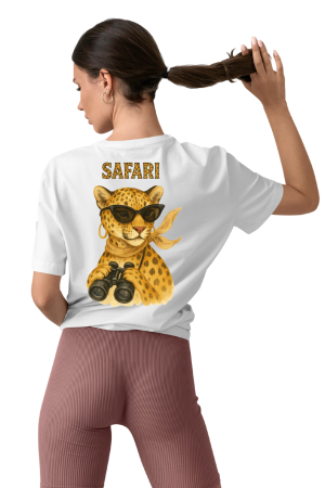 Colectia Words - Tricou Oversized Din Bumbac Organic Safari