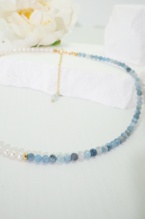 Colier Acvamarin - Pești [10]