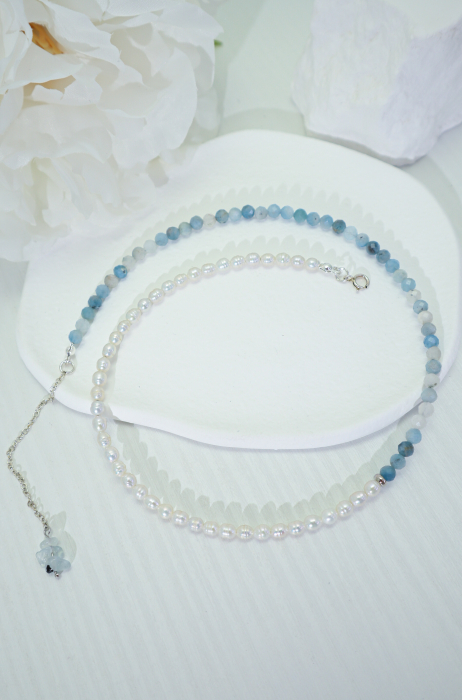 Colier Acvamarin - Pești [5]