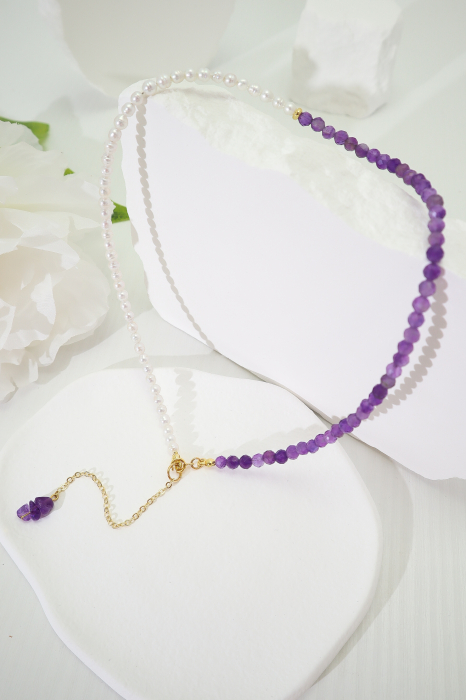 Colier Ametist - Vărsător [3]